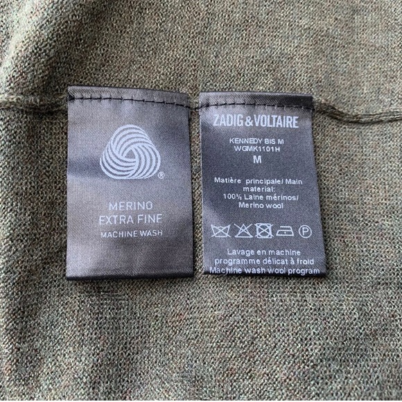 🔥SOLD🔥Zadig & Voltaire Kennedy Bis Sweater Wool - Picture 5 of 5